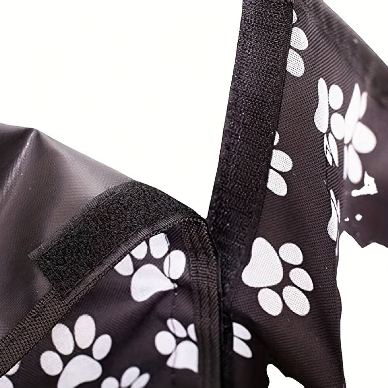 Tapis de Coffre pour Chien – Motif Pattes Noires