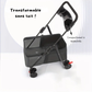 Poussette Convertible Premium pour Chats et Petits Chiens