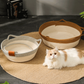 Panier Tressé Confort pour Chat – Design Oreilles & Queue