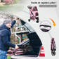 Poussette pour Chien et Chat avec Rangement Intégré