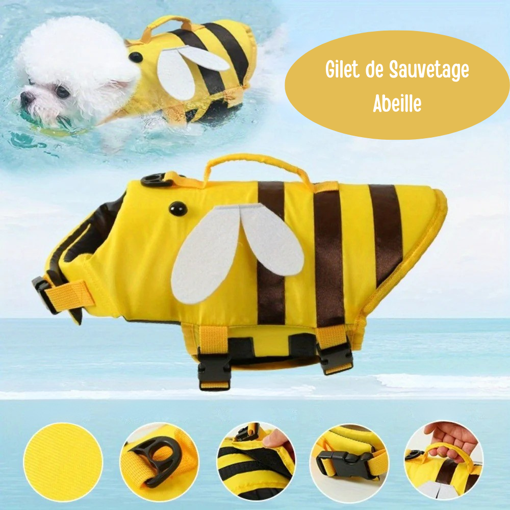 Gilet de Sauvetage Abeille pour Chiens