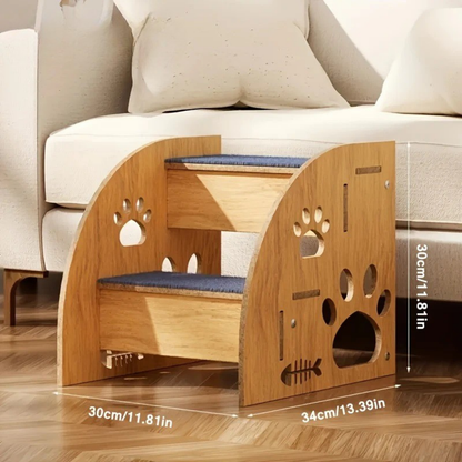 Escalier en Bois Antidérapant pour Chiens