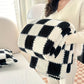 Plaid Flanelle à Carreaux Doux et Épais – Multi-Usages pour Humains et Animaux