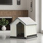 Niche Minimaliste Extérieure en Plastique Rigide pour Chien