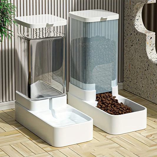 Distributeur automatique eau & croquettes pour Chien ou Chat (2 tailles)