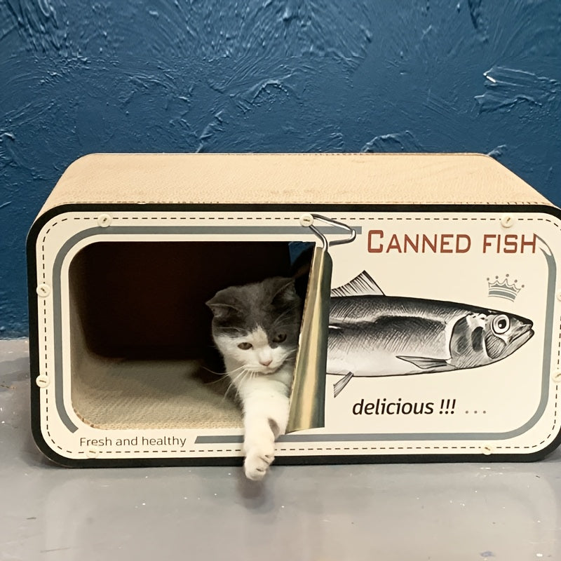Maison en Carton Boîte de Conserve de Poisson