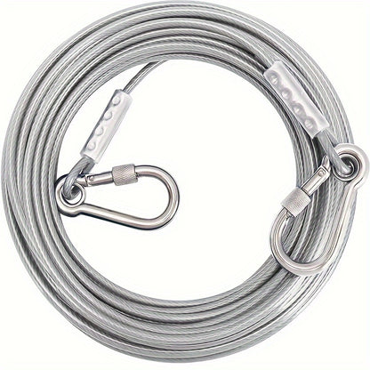 Longe d’attache Acier Renforcé Ultra Résistante pour Chien