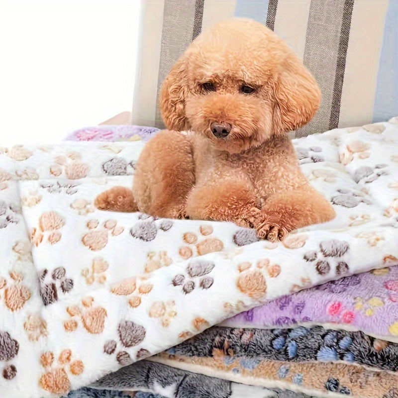 Coussin Douillet à Motifs Patte pour Chat et Chien