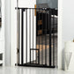 Barrière Sécurité Animaux en Acier Noir – 104x4 à 80 cm