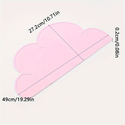 Tapis de Repas en Silicone en Forme de Nuage pour Chiens et Chats