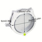 Porte à Battant Rond pour Chat et Petit Chien – Système de Verrouillage 4 Positions