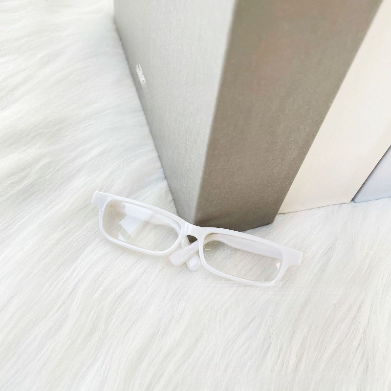 Lunettes Rectangulaires Noires ou Blanches pour Chats
