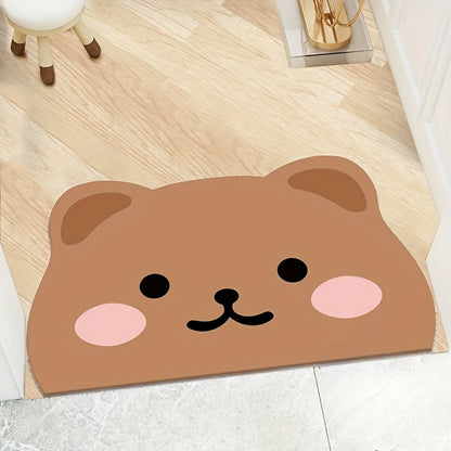 Tapis d'Alimentation Antidérapant en Gel de Silice – Motifs Animaux Mignons