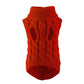 Pull Tricoté Torsadé pour Chiens et Chats – Vêtement Chaud 7 Couleurs