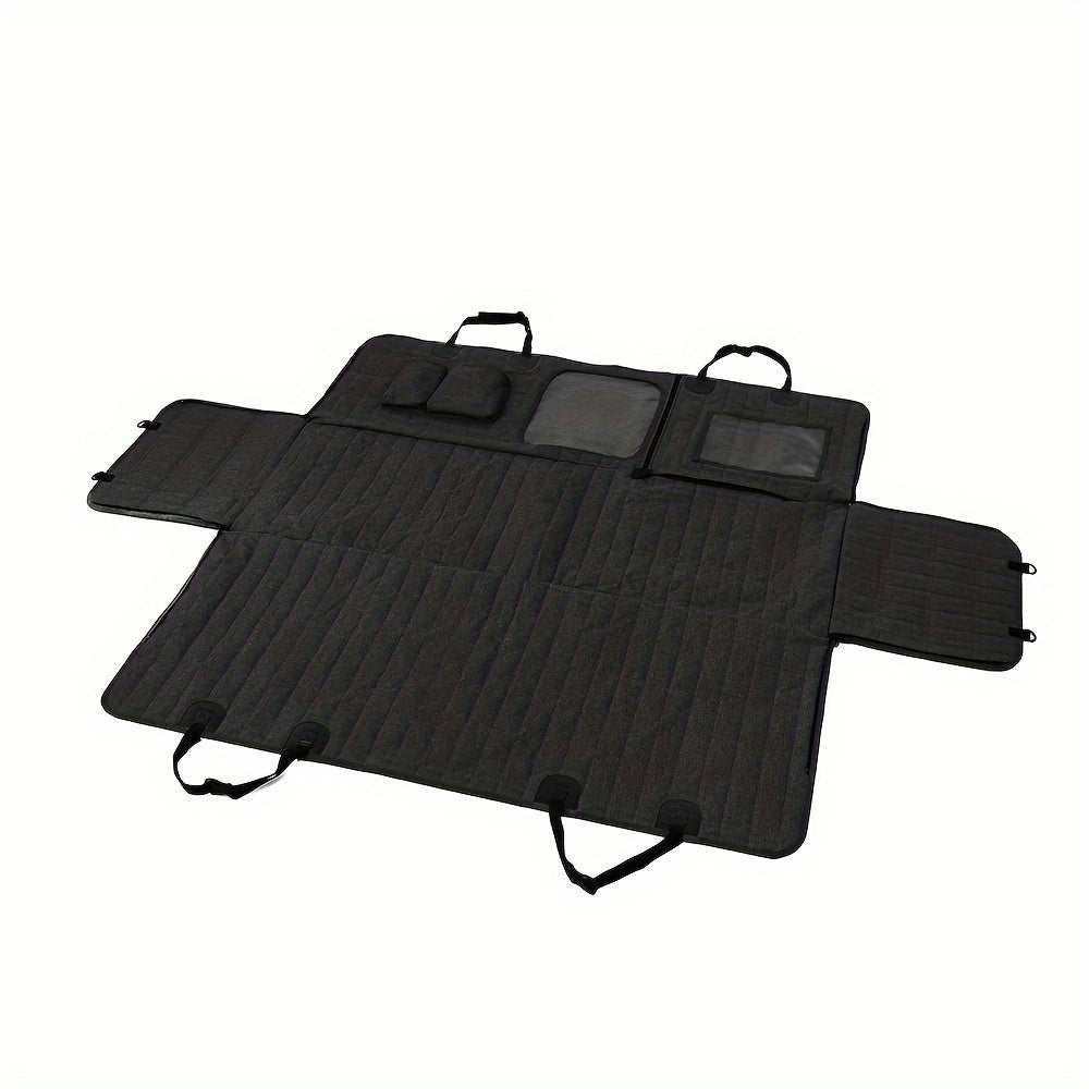 Housse de Siège Voiture pour Chien Imperméable avec Rabats Latéraux