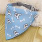 Bandana Nœud Cartoon pour Chiens avec Fermeture Sécurisée