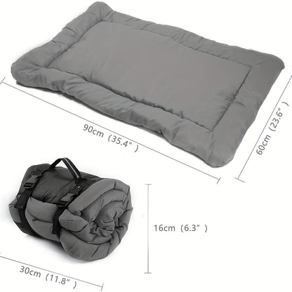 Coussin Extérieur Pliable pour Chien – Antidérapant et Lavable
