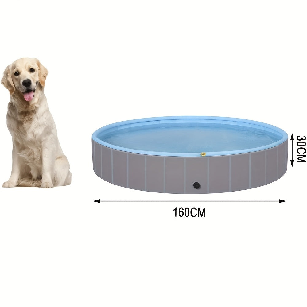 Piscine d’Été Antidérapante avec Jets d'eau pour Chiens