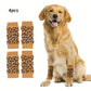 Chaussettes Léopard pour Chat et Petit Chien – Lot de 4 Antisalissures