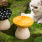 Gamelle Champignon Surélevée en Céramique pour Chats – 300ml