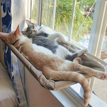 Hamac de Fenêtre Confortable pour Chat en PVC