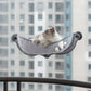 Hamac de Fenêtre en Forme de Croissant pour Chat