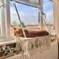 Hamac Macramé Suspendu pour Chats
