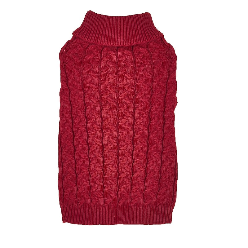Pull Tricoté Élastique pour Chien Petit et Moyen