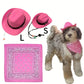 Chapeau et Bandana Western pour Chiens et Chats – Set 2 Pièces