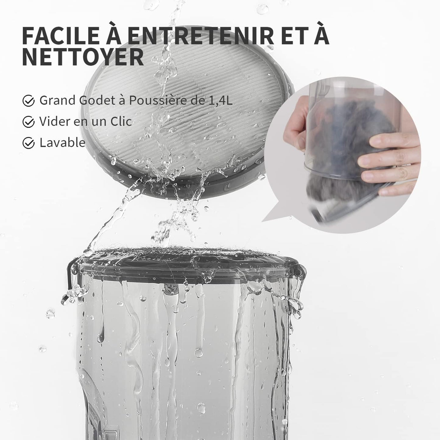 Kit de Toilettage pour Chiens avec Aspirateur