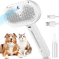 Brosse à vapeur pour chiens et chats