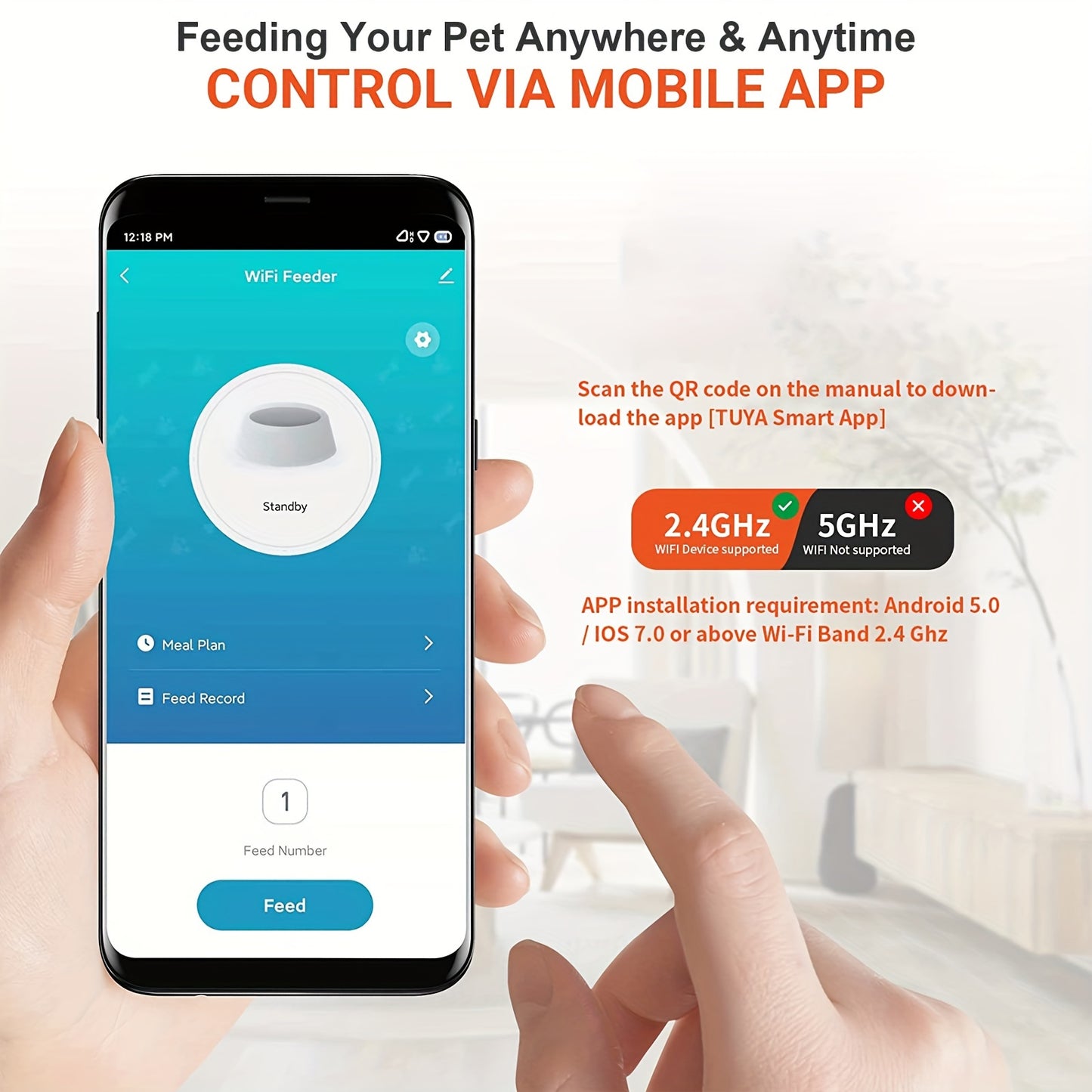 Distributeur Automatique Connecté 3L pour Chiens et Chats IMIPAW