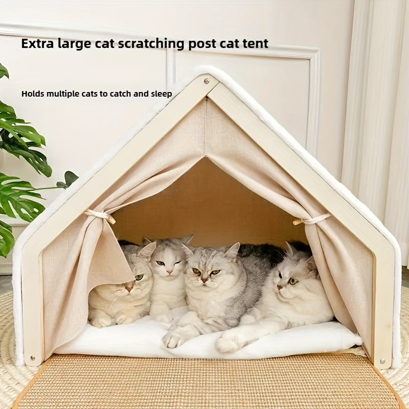 Maison pour chat quatre saisons — XL