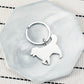 Médaille chien personnalisable en acier inoxydable