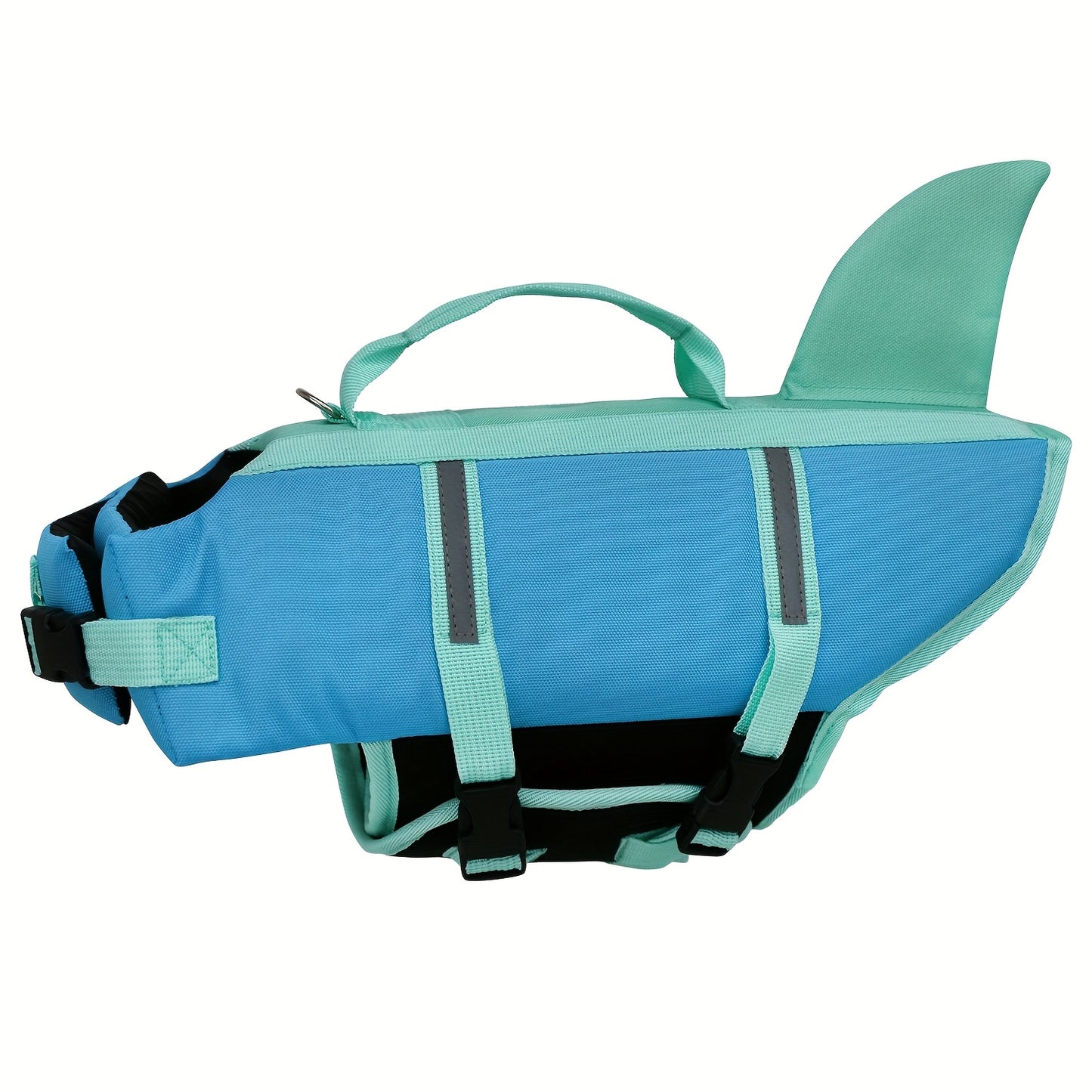 Gilet de Sauvetage Requin Réfléchissant Fluo pour Chiens