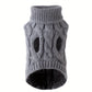 Pull Tricoté Torsadé pour Chiens et Chats – Vêtement Chaud 7 Couleurs