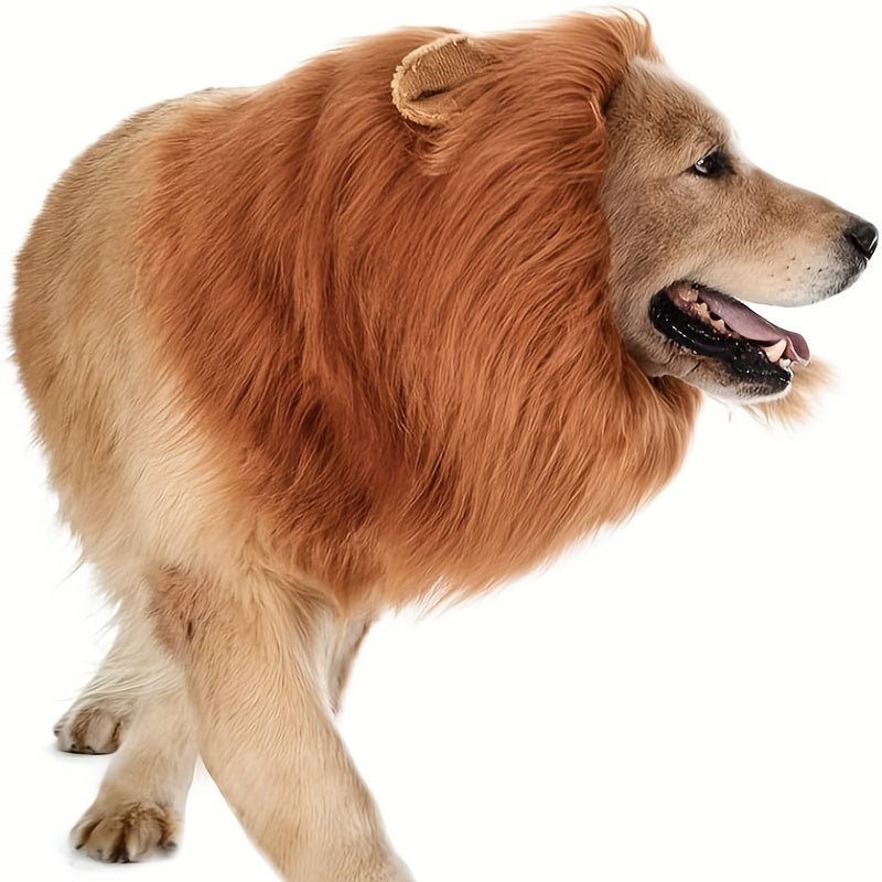 Crinière de Lion Réaliste pour Chiens Moyens et Grands