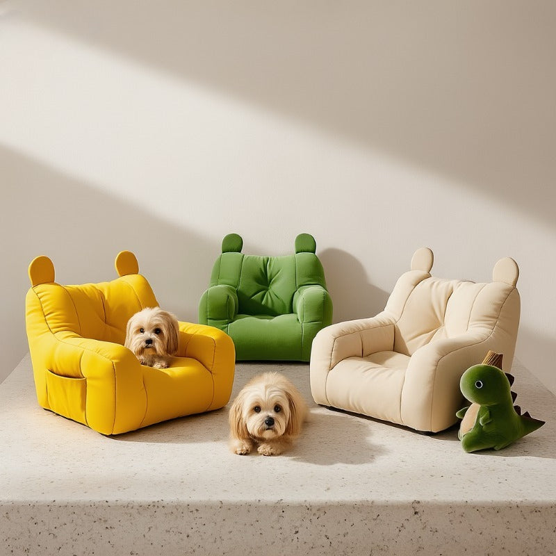 Canapé matelassé pour chien, visuel produit