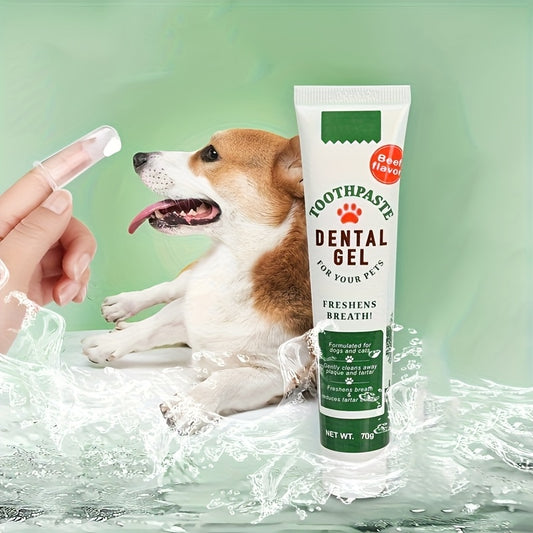 Kit d’Hygiène Dentaire pour Animaux - 2 Brosses et Dentifrice
