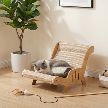 Chaise griffoir pour chat en corde de sisal en corde de sisal