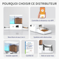 Distributeur Automatique Connecté 2-en-1 pour Chat – Gamme Smart Feeding