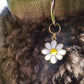 Médaillon Marguerite décoratif pour collier de Chien ou Chat