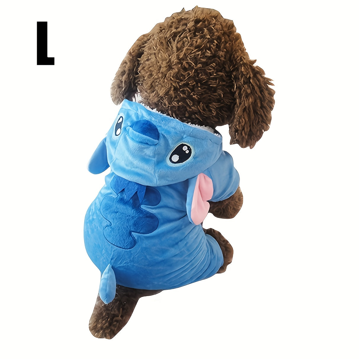 Costume Stitch Bleu pour Petits Chiens avec Capuche