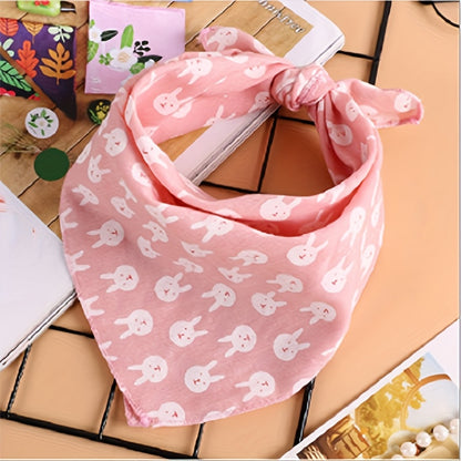 Foulard à Pois en Coton pour Chiens et Chats à Nouer