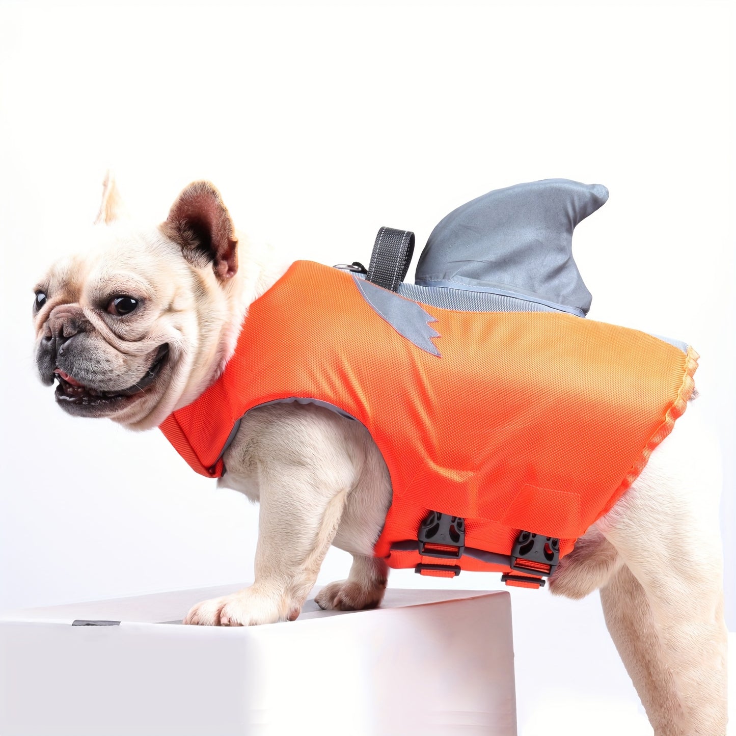 Gilet de Sauvetage Requin Réfléchissant pour Chiens
