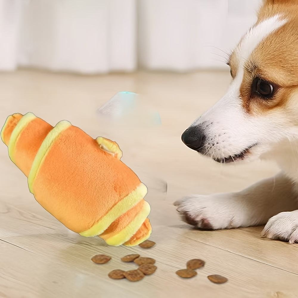 Jouet Croissant en Peluche avec Cache Friandises