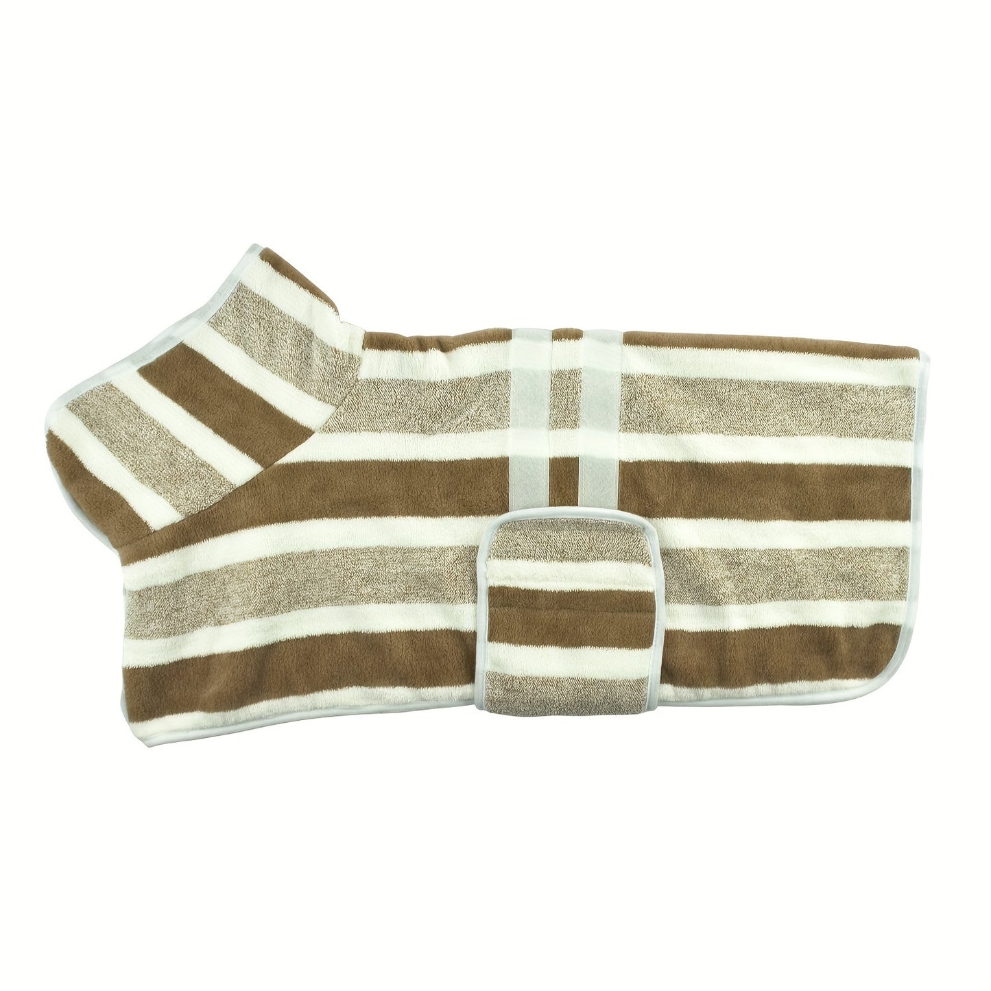 Peignoir Absorbant Rayé pour Chien