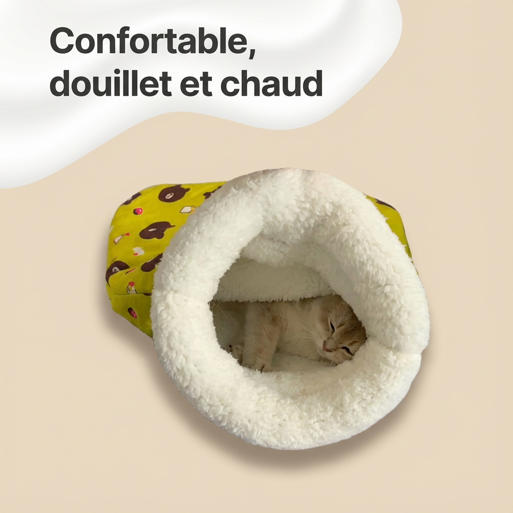 Nid Ultra-Douillet Cocon Zen pour chat - Édition France