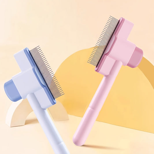 Peigne de Toilettage Auto-Nettoyant pour Chiens et Chats