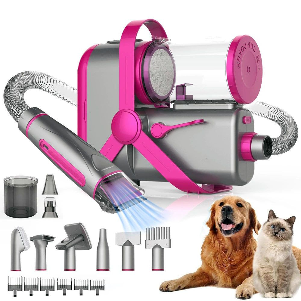 Kit de Toilettage pour Chiens avec Aspirateur